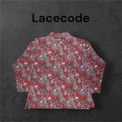 ペイズリー柄 七分袖ブラウス / 総柄トップスのサムネイル