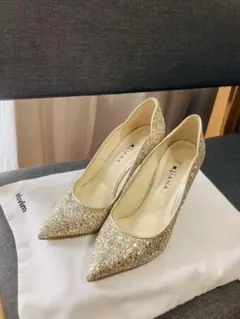 お値下げ最終となります⭐︎美品DIANA 23cmヒール9cmグリッター