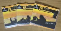 ONE PIECE ワンピース　メモリーズシーン定規　３点セット