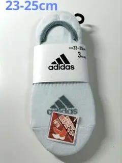 タグ付き未使用 adidas アディダス ショート丈 フットカバー 3足組のサムネイル
