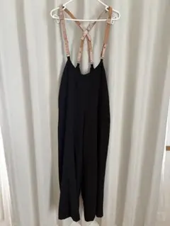 AMERI アメリ ワイドパンツ サスペンダーオールインワン 黒 - メルカリ