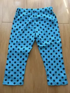 水色ドット柄ズボン（130）