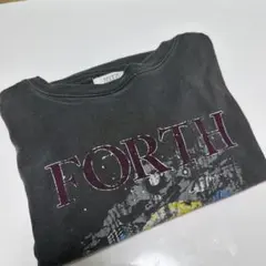 LOWRYS FARMプリント ダークグレー Tシャツ