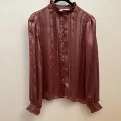 Forever21 長袖シフォンブラウス