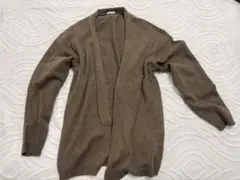 GU ブラウン カーディガン メンズ レディース 春服 秋服