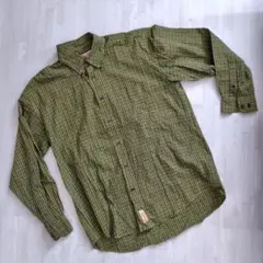 Coca-Cola コカコーラ チェックシャツ L 古着風 ロゴタグ