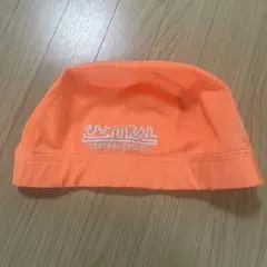 CENTRAL SPORTS 水泳帽 オレンジ
