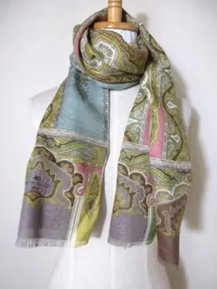 極美品 ETRO エトロ 大判ストール ショール スカーフ D551 - メルカリ