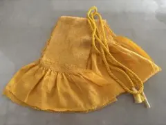 【訳あり】フリル付き黄色帯締め