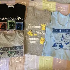 ⭐︎最終処分⭐︎ ポケモンTシャツ&下着4枚セット 110 120