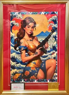 レア　額付death nyc CHANEL シャネル　ポップアート　バンクシー レア 額付death nyc CHANEL シャネル ポップアート バンクシー