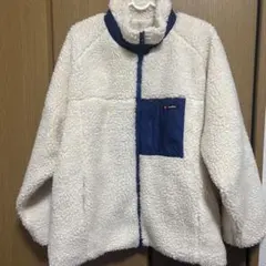 ボアフリースジャケット クリーム色