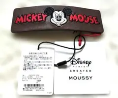 ミッキー刺繍　髪留め　バレッタ