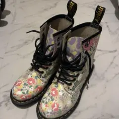 Dr.Martens 8ホール ブーツ 1460 花柄