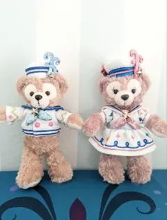 【ディズニーシー20周年タイム トゥ シャイン】ダッフィー＆シェリーメイ★ぬいば