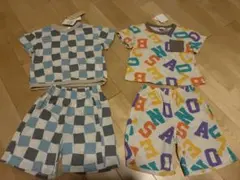 しまむら　夏用パジャマ　子ども服 サイズ90 2点セットのサムネイル
