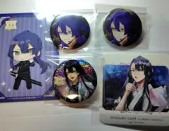 長尾景　特典カード、コースター、缶バッジ