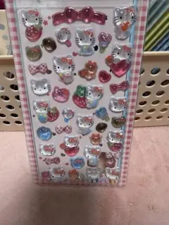 ハローキティ ボンボンドロップシール