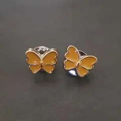 蝶々 ピンバッジ アクセサリ ピンズ ブローチ 2個セット