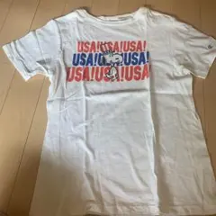 Champion PEANUTS スヌーピー Tシャツ M