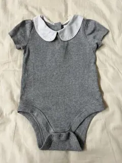 baby GAP グレー 襟付きロンパース 6-12ヶ月