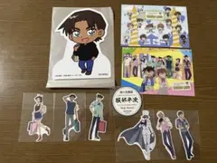 名探偵コナン　コナンランド　ミニパネル・ポストカード・ステッカー　服部平次