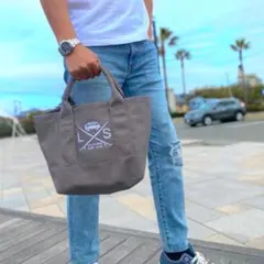 大人コーデ☆LUSSO SURF ミニトートバッグ　グレー　ロンハーマンのサムネイル