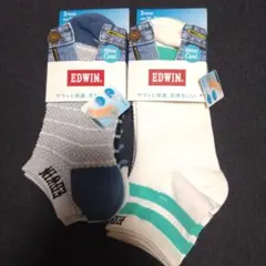 新品未使用　エドウィンEDWINメンズソックス靴下6足セット25 26 27cmのサムネイル