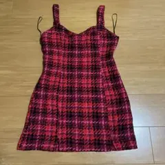 bershka ツィード　チェック　ワンピース　ザラのサムネイル