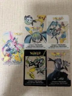 ポケモン 初音ミク ポケミク ららぽーと 特典 クリアカード イラスト