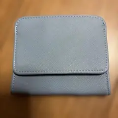 3coin スリーコインズ コンパクト 財布 コインケース　ブルー