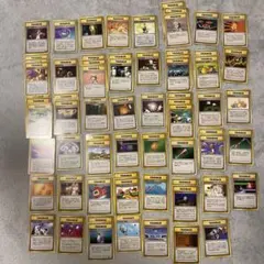 旧裏　ポケモンカード トレーナーカード67枚セット