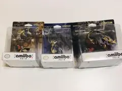 新品ですが訳あり品　アミーボ amiibo モンスターハンター　3体セット