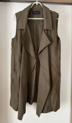 alicia PAGEBOY オリーブロングベストのサムネイル