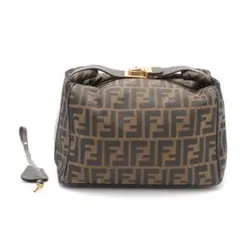 FENDI ズッカ バニティバッグ スモール ブラウン キャンバス - メルカリ