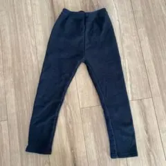 キッズスパッツ 120cm 黒　裏起毛　ゴムウエスト