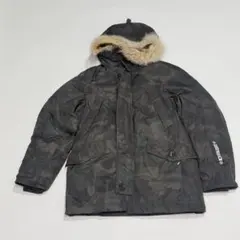 KITH 迷彩柄 ダウンジャケット フード付き