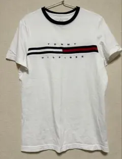 TOMMY HILFIGER トミー 半袖 刺繍ロゴ Tシャツ ユニセックス④