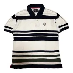 80s CHAPS RALPH LAUREN 半袖ポロシャツ ボーダー 古着のサムネイル
