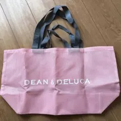 DEAN & DELUCA メッシュトートバッグ　ピンク ビッグサイズ
