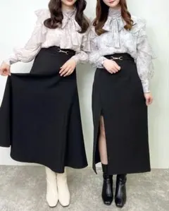 INGNI フリル付き花柄ブラウス 2着セット