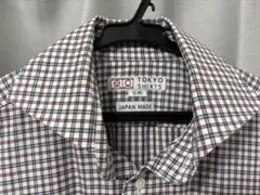 TOKYO SHIRTS チェック柄 長袖ワイシャツ S-80のサムネイル