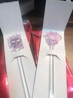 サンリオ　ネオナツマツリ　マドラー