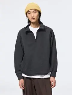 最終値下　ヘビーワッフルハーフジッププルオーバー　M 試着のみ