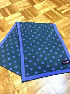 ALPHA CUBIC ドット柄ニットマフラー