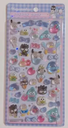 【正規品】 サンリオ 第2弾 はぴだんぶい ボンボンドロップシール　即日発送