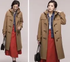 美品 ナノユニバース 尾州メルトン ダッフルコート