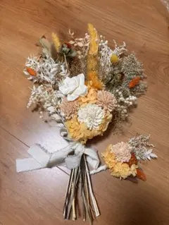 ドライフラワー　ブーケ・ブートニア