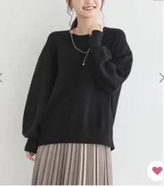 AMERICAN HOLIC ニット バイパチ袖ボリュームニットプルオーバー