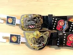 新日本プロレス IWGPヘビー級王座 フィギュア ベルト WWE おもちゃ
